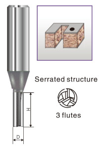 Фрезы TCT для Nesting прямые